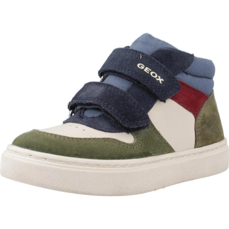 Geox Baby Boys B Nashik Boy Sneaker, Green, 5 UK Child