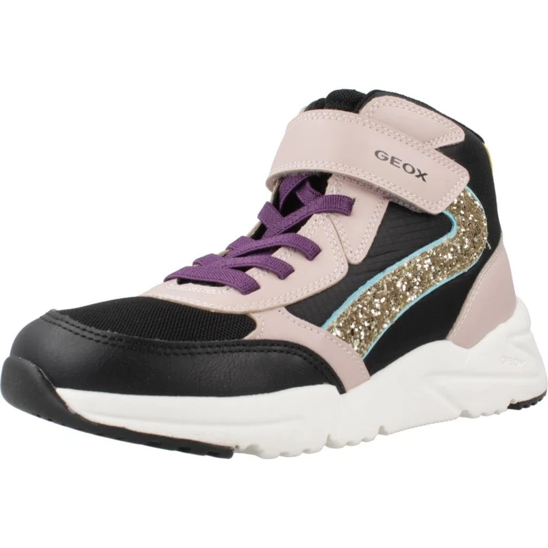 Geox J Loftus Girl D, Sneaker, Black White - Image 1