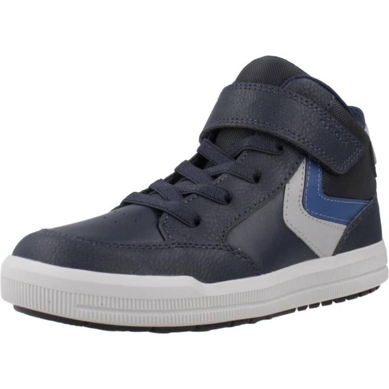 Geox Boys J Arzach Boy Sneaker, Blue, 2.5 UK