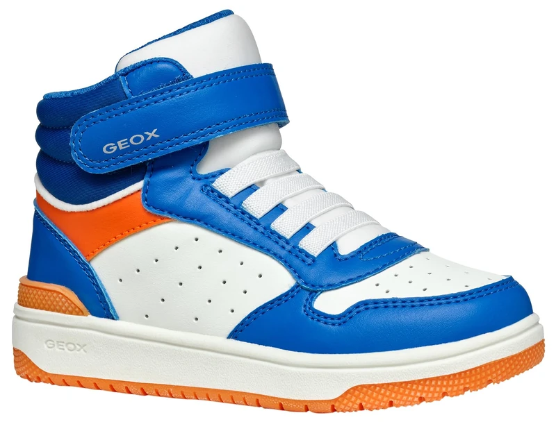 Geox Boys J Washiba Boy B Sneaker, Blue, 3.5 UK