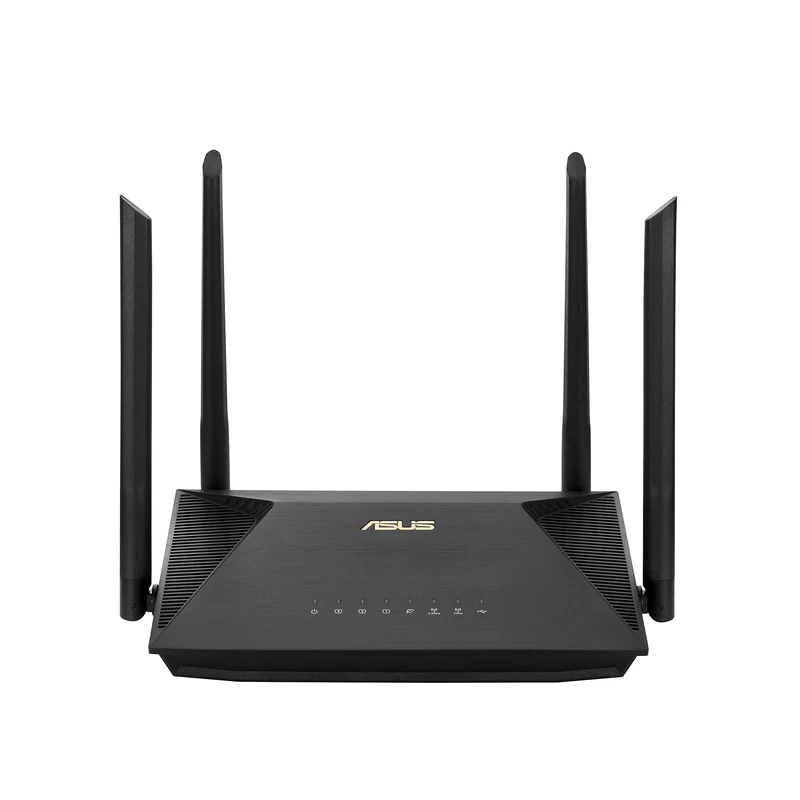 ASUS RT-AX52 (AX1800) Dual Band WiFi 6 Extendable Router, Instant Guard, Parental Control Scheduling, Built-in VPN, AiMesh Compatible