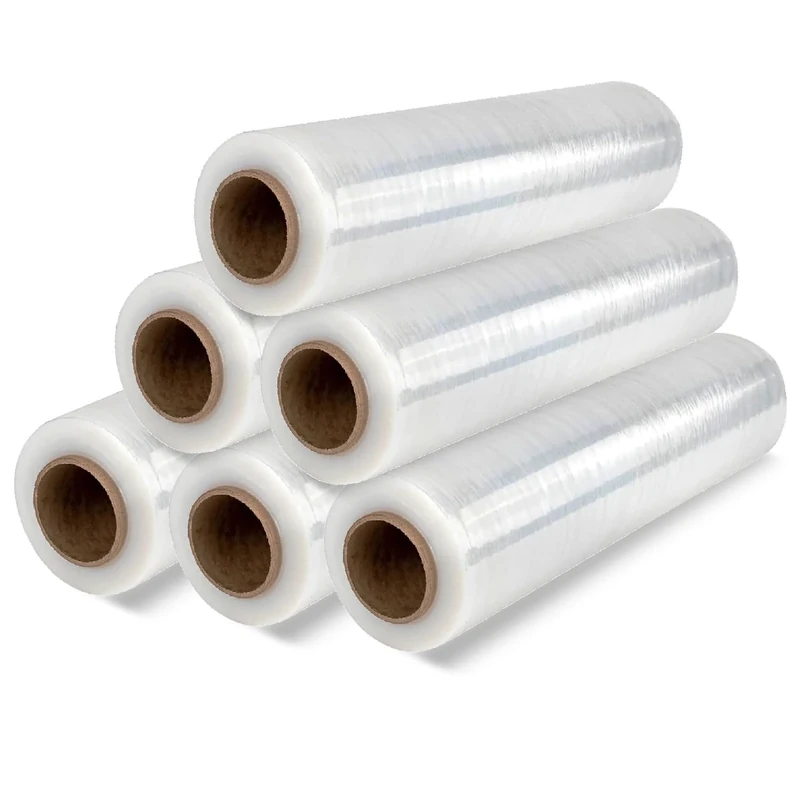 Transparent Film for Packaging, Plastic Covering for Moving, Protective Adhesive Film, Packaging Film for Covering Furniture, Cardboard Boxes Moving and Objects – Ophituria (6 Units)