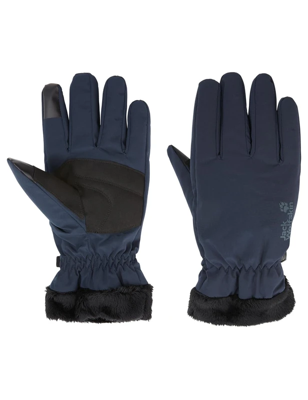 Jack Wolfskin Highloft Women's Gloves, Night Blue, XS, night blue, XS