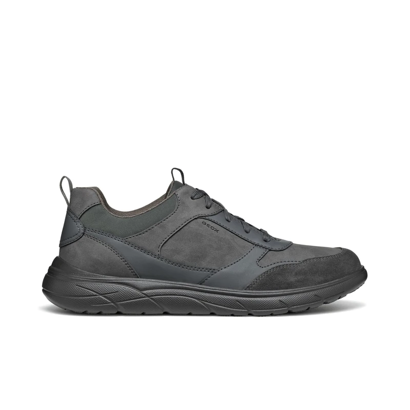 Geox Men's U Portello ASneaker, Graphite, 9 UK - Image 1