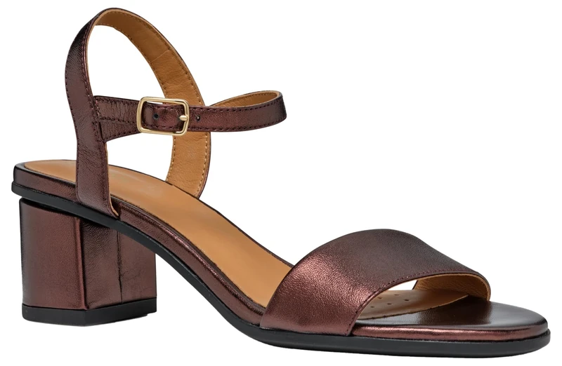 Geox Women's D Aurely 50 BHeeled Sandal, Old Rose, 7 UK