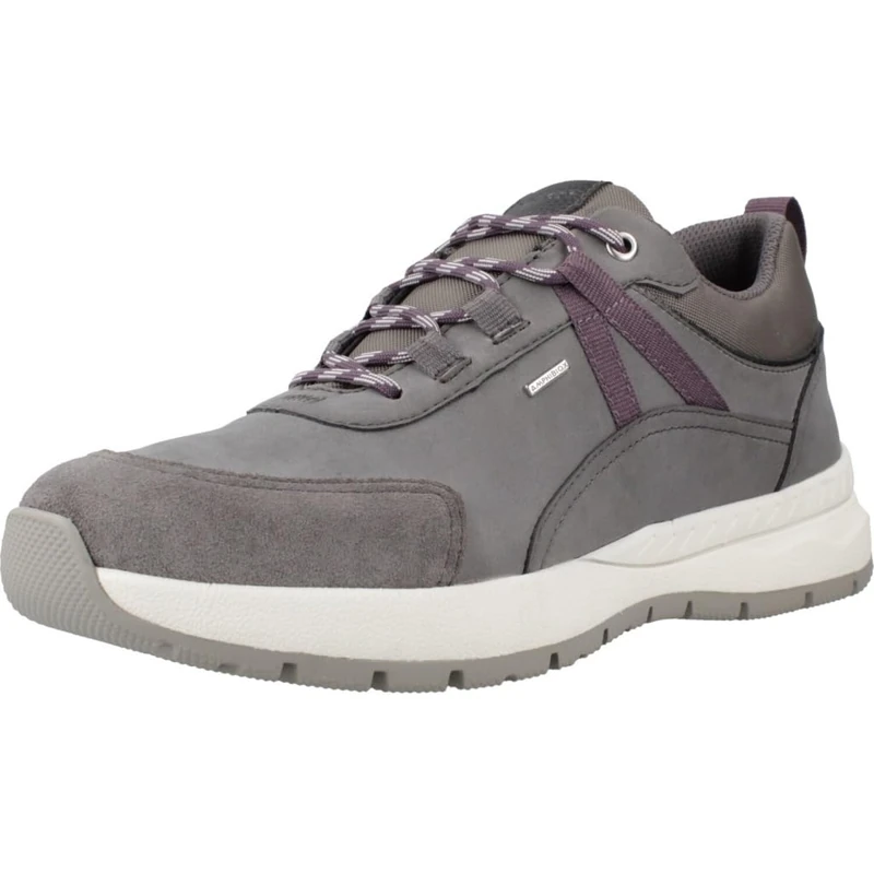 Geox Women's D Braies B ABX ASneaker, Grey Dk Grey, 3 UK
