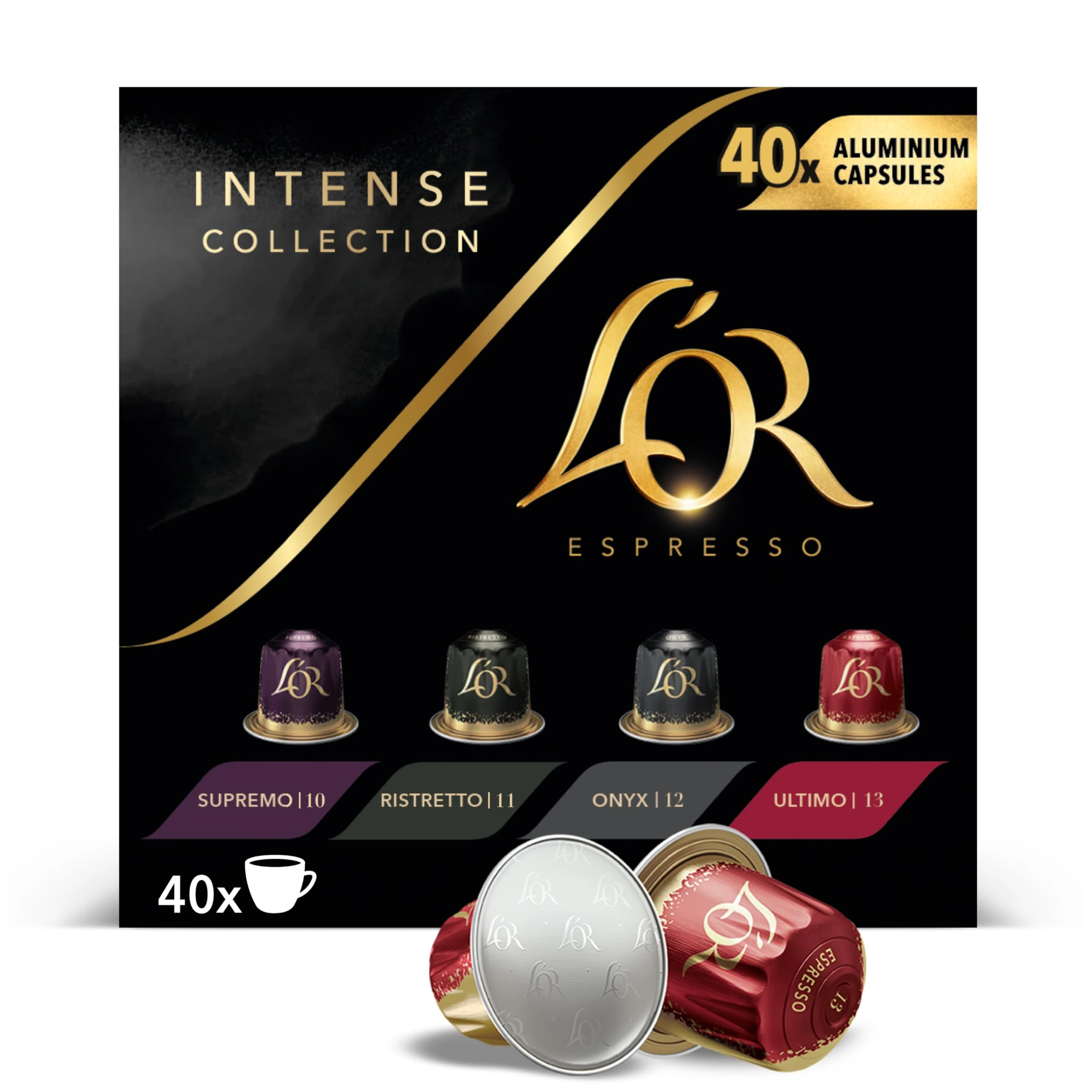 L'OR Espresso Intense Variety Box Coffee Pods x40