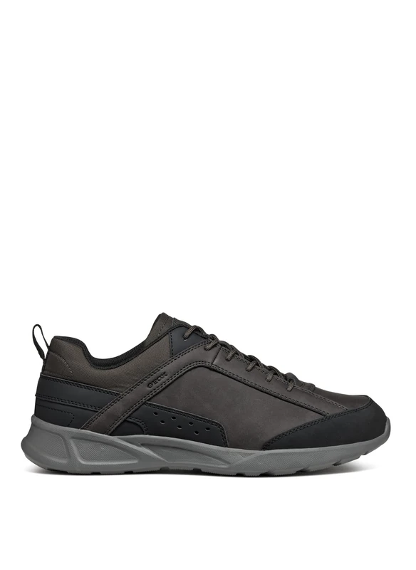 Geox Men's U Sanzio C Trainers, Dk Coffee Black, 7 UK