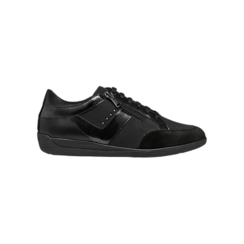Geox Women's D Myria C Trainers, Black, 3 UK