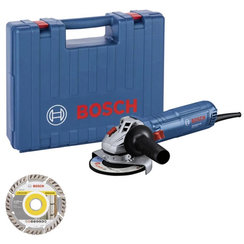 Winkelschleifer GWS 12-125 Professional Diamant-Trennscheibe (blau, 1.200 Watt)