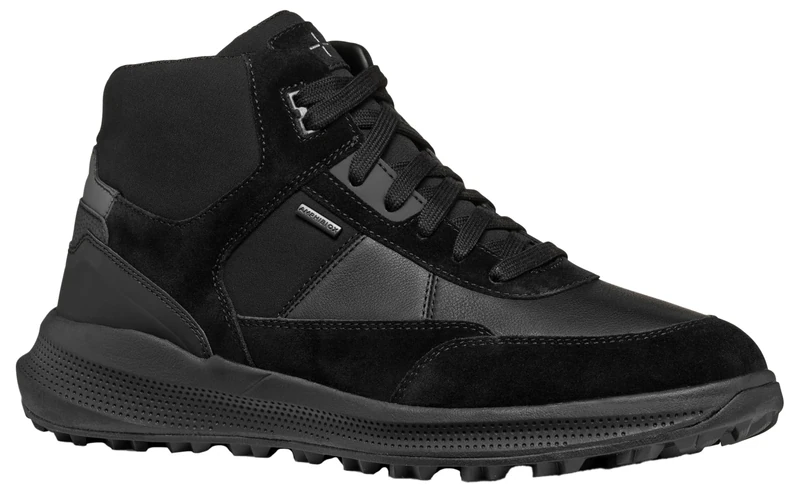 Geox Men's U Pg1x B ABX A Sneaker, Black, 8 UK