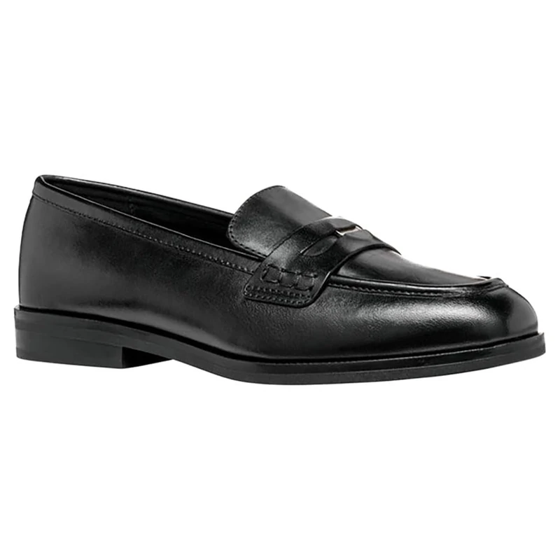 Geox D CLORIDIE A, Moccasin, Black,