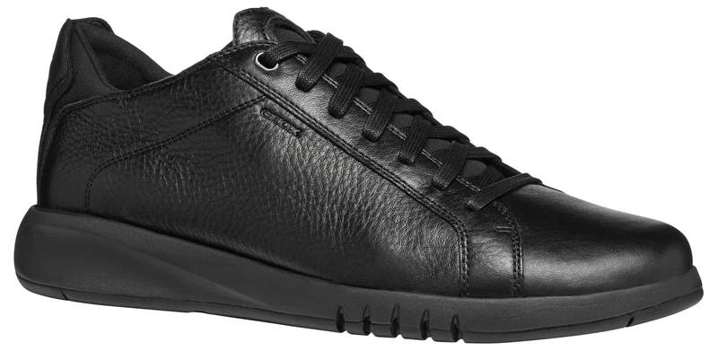 Geox Men's U Aerantis A Sneaker, Black, 9 UK