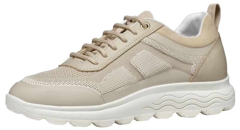 Geox Women's D Spherica C Trainers, Lt Taupe, 7.5 UK
