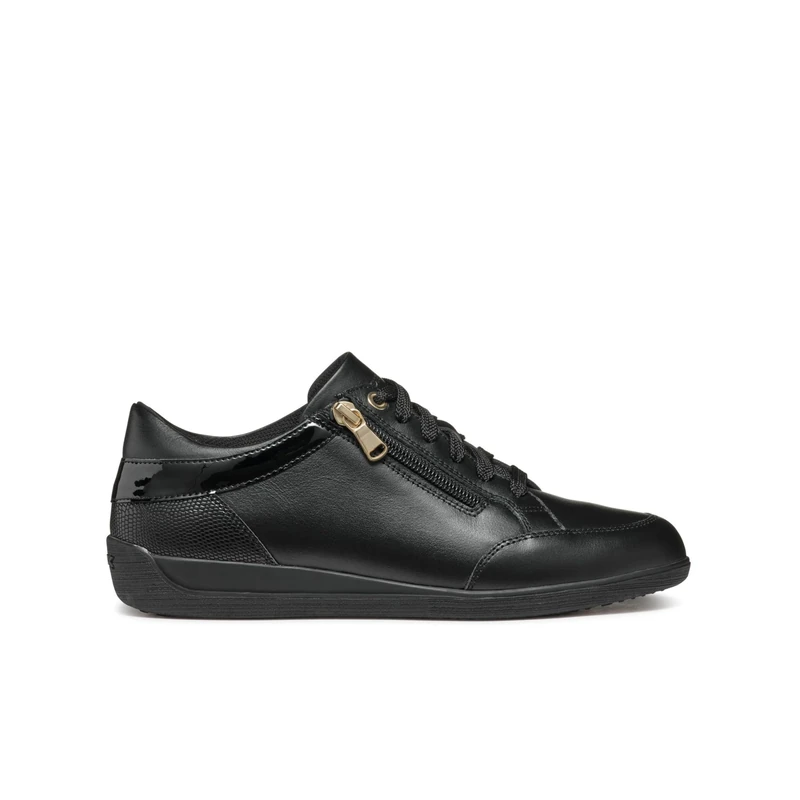 Geox Women's D Myria D Sneaker, Black, 8 UK - Image 1