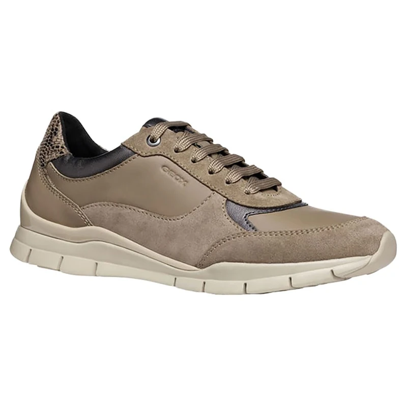 Geox Women's D Sukie A Sneaker, Taupe, 2 UK