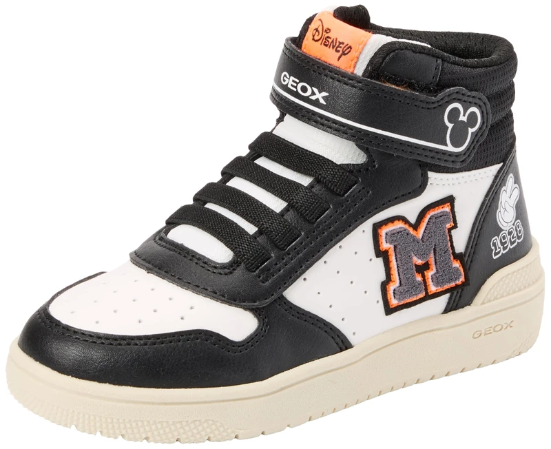 Geox J WASHIBA BOY E, Sneaker, Black
