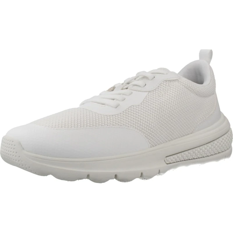 Geox Women's D Activart A Sneaker, Off White, 3 UK