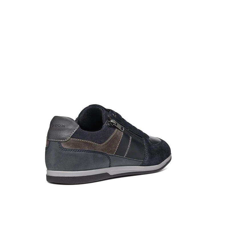 Geox Men's U Renan B Trainers, Navy Grey, 6.5 UK