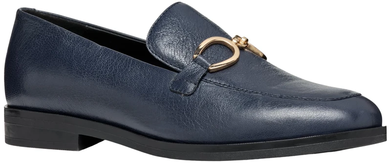 Geox Women's D Cloridie B Moccasin, Dk Avio, 3 UK