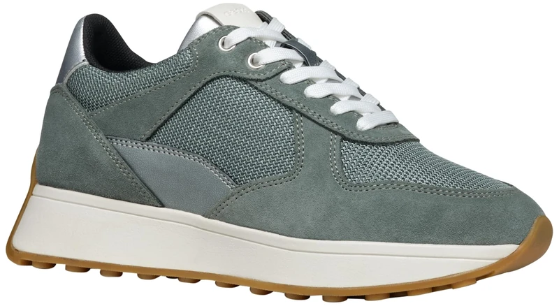 Geox Women's D Amabel B Trainers, Sage, 5 UK