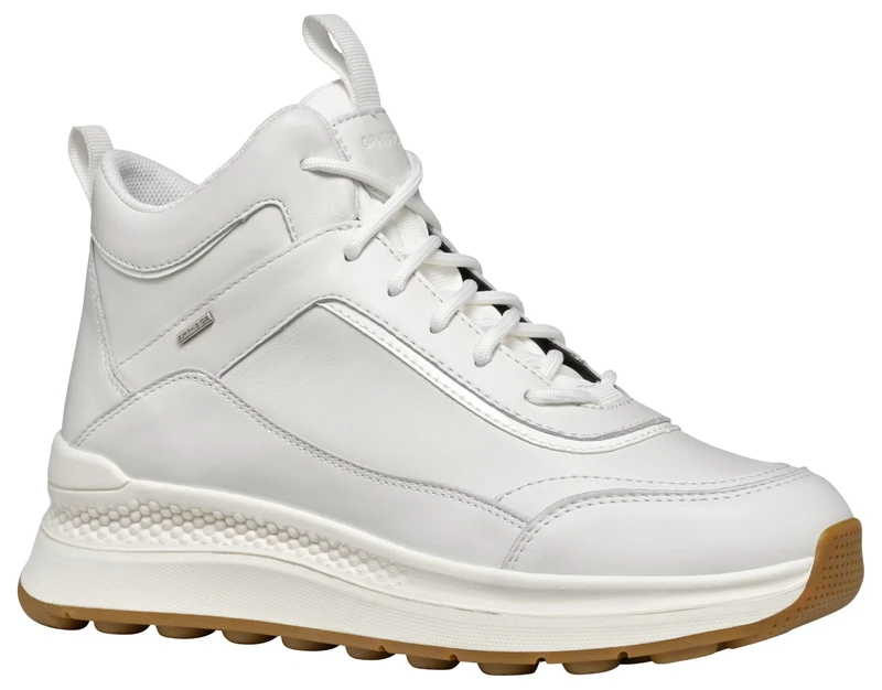 Geox Women's D Spherica Actif X2 Trainers, White, 5 UK