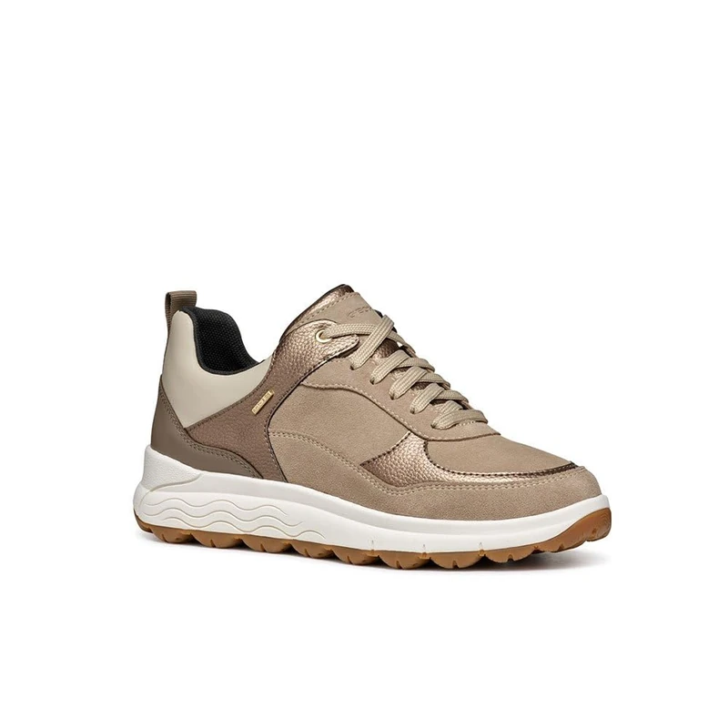 Geox Women's D Spherica 4x4 B ABX Trainers, Lt Taupe, 7.5 UK