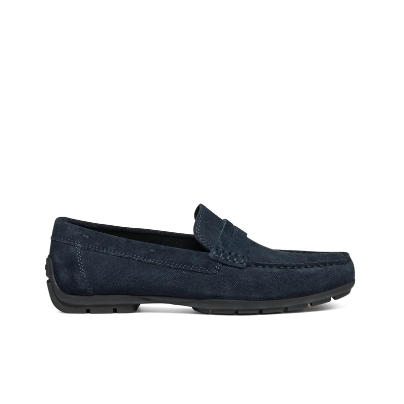 Geox Men's U Moner W 2fit D Moccasin, Navy, 10 UK