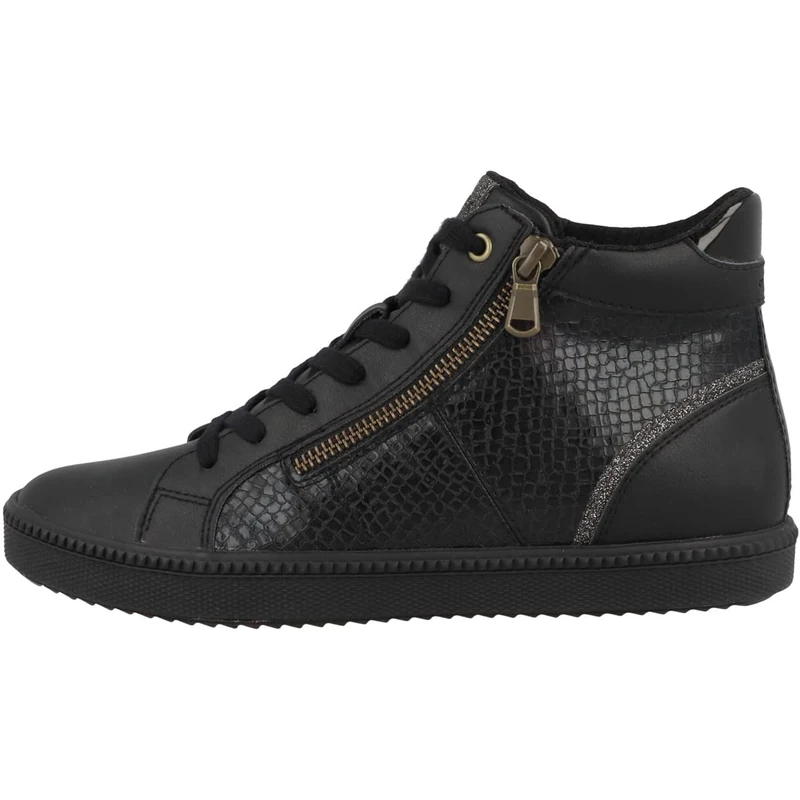 Geox Women's D Blomiee B Trainers, Black, 7.5 UK