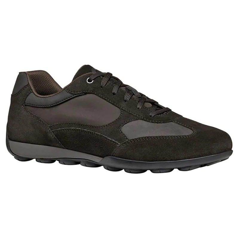 Geox Men's U Snake 2.0 C Sneaker, Dk Coffee, 9 UK - Image 1