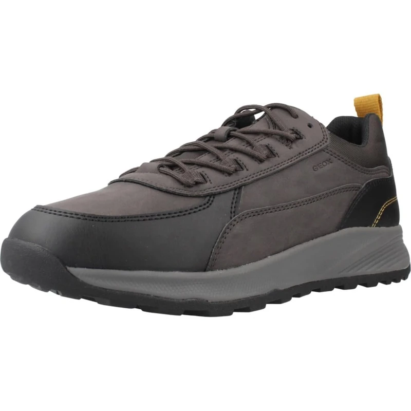 Geox Men's U Terrestre A Trainers, Dk Coffee Black, 8 UK