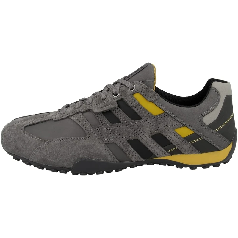 Geox Uomo Snake A, Men's Trainers, Grey, 8 UK