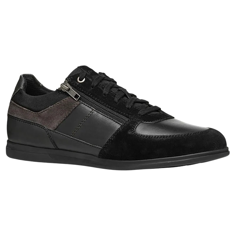 Geox Men's U Renan Trainers, Black Anthracite, 10.5 UK