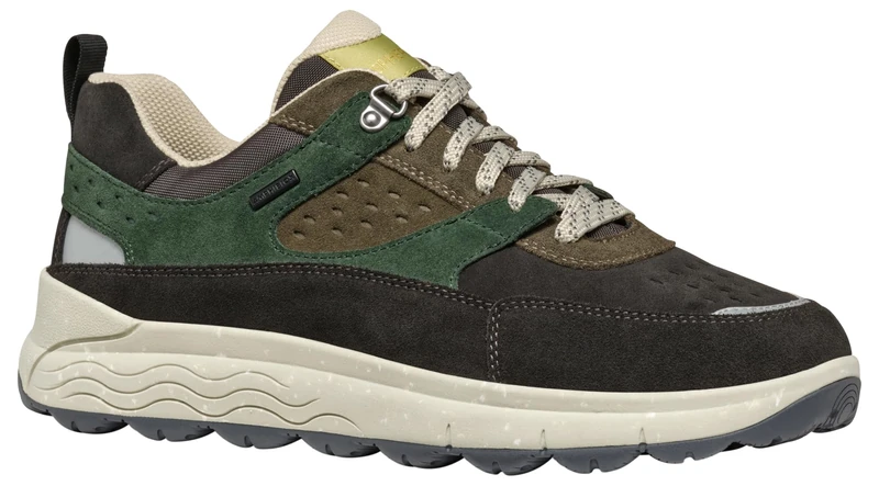 Geox Men's U Spherica 4x4 B ABX Trainers, Dk Coffee Dk Green, 10.5 UK