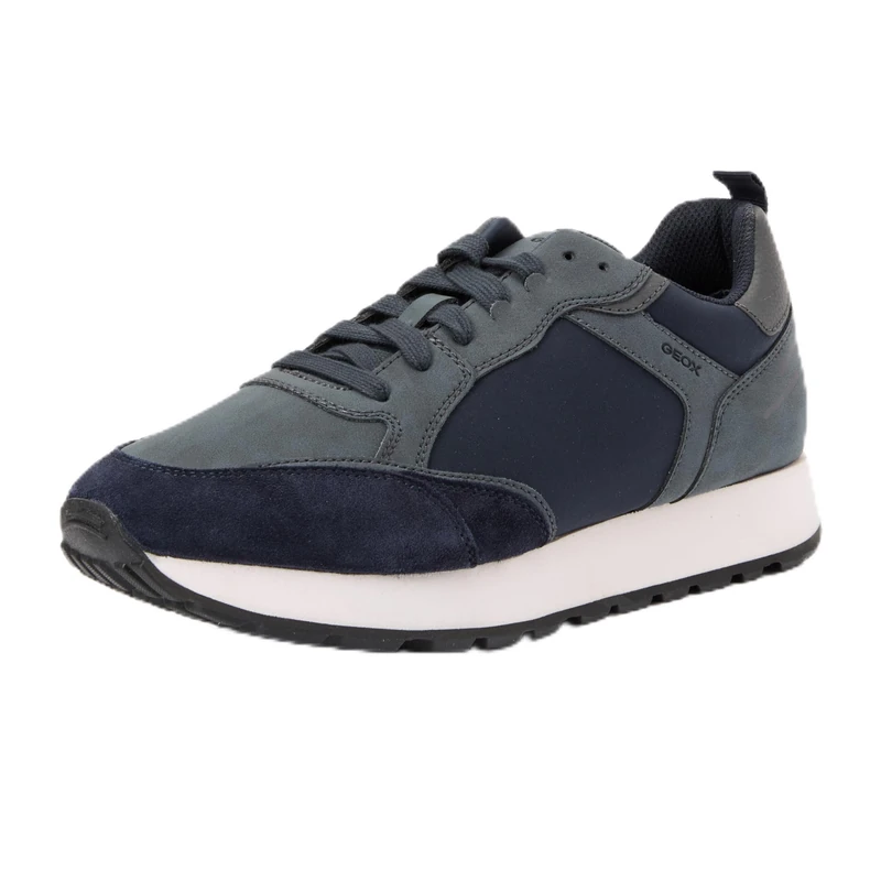 Geox Men's U Partenio B Trainers, Navy, 6.5 UK
