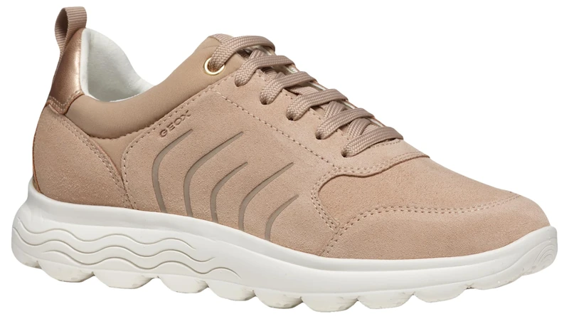 Geox Women's D Spherica Trainers, Dk Skin, 7.5 UK