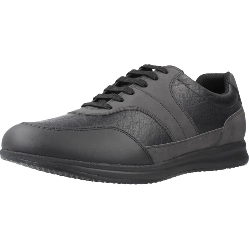 Geox U Avery B Trainers Men, Black/White, 10 UK