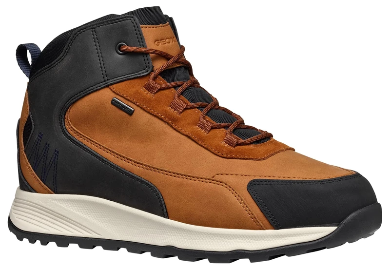 Geox Men's U Terrestre B ABX C Trainers, Cognac Black, 10.5 UK