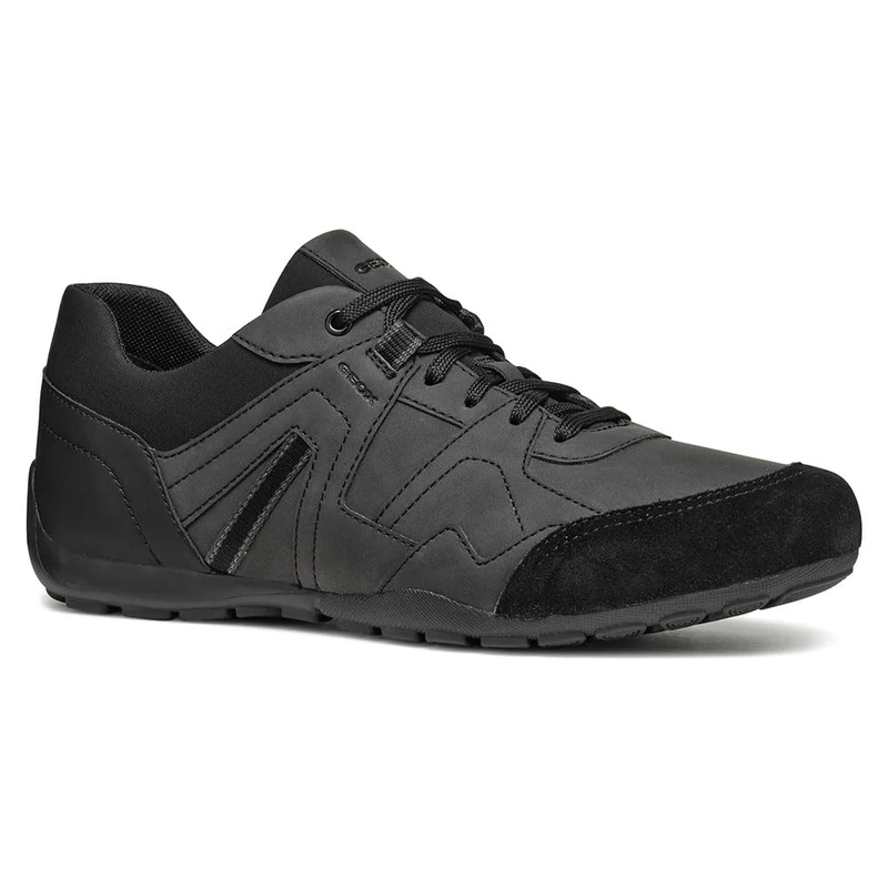 Geox Men's U Ravex C Trainers, Black, 6 UK