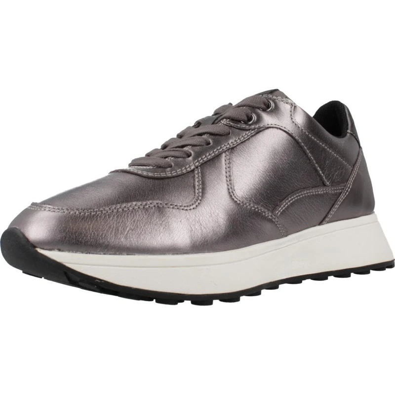 Geox Women's D Amabel A Trainers, Gun, 7.5 UK
