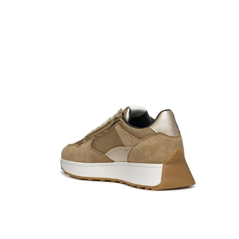 Geox Women's D Amabel B Trainers, Taupe, 7 UK