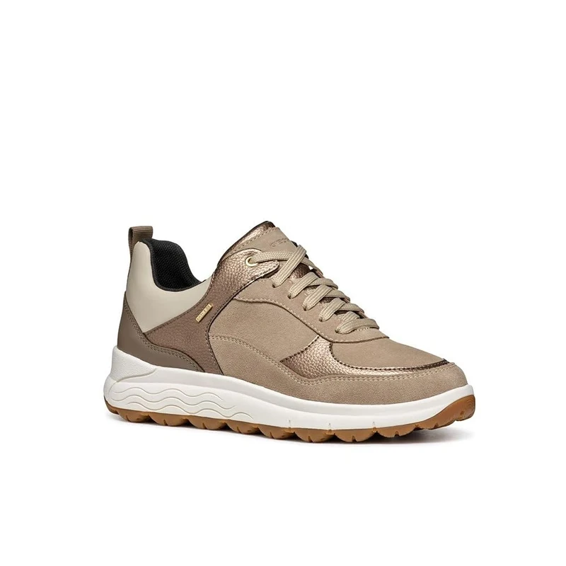 Geox Women's D Spherica 4x4 B ABX Trainers, Lt Taupe, 4 UK