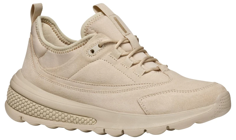 Geox Women's D Spherica Actif A Sneaker, Lt Taupe, 4 UK