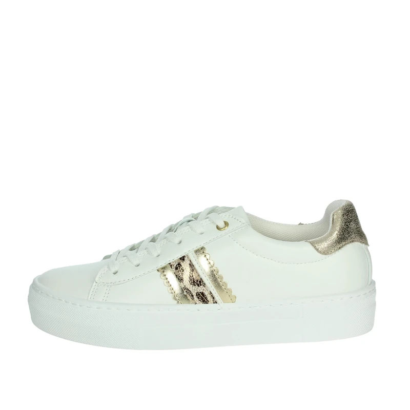 Geox Women's D CLAUDIN A Sneaker, White, 2 UK - Image 1