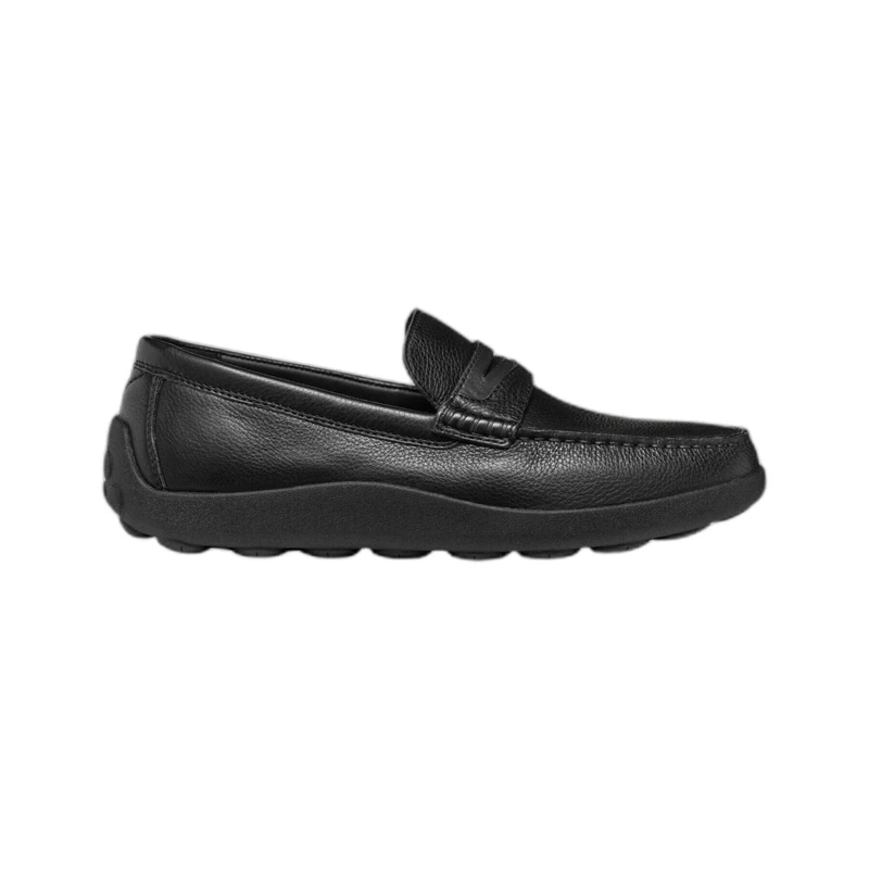 Geox Men's U Spherica Ec14 A Moccasin, Black, 11 UK