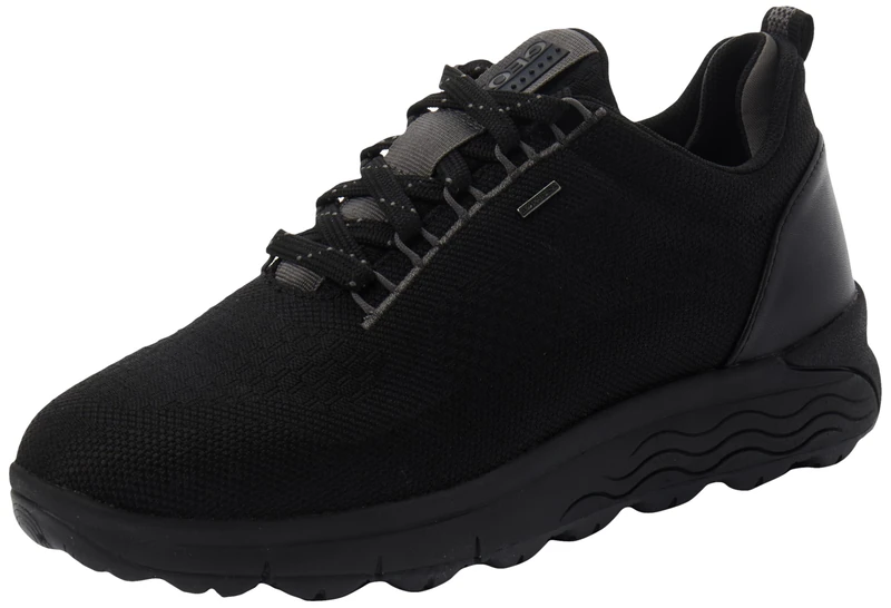 Geox Women's D Spherica 4x4 B ABX Trainers, Black, 6 UK