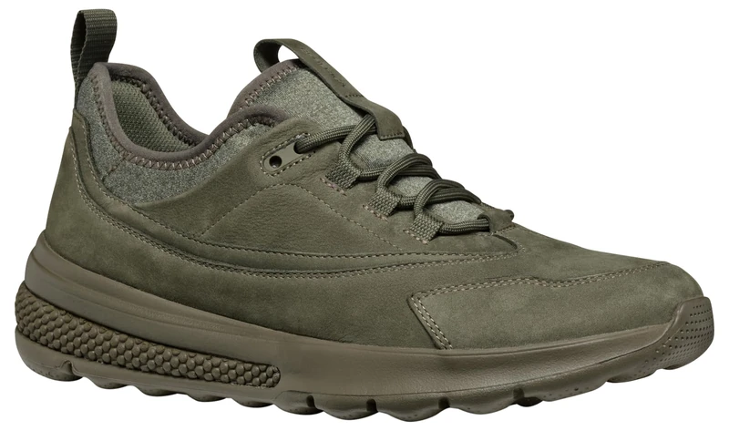 Geox Men's U Spherica Actif A Sneaker, Military, 8 UK