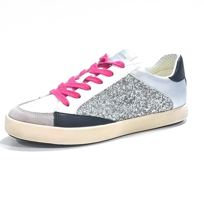 Geox Women's D Blomiee I Trainers, Silver Rock, 6 UK