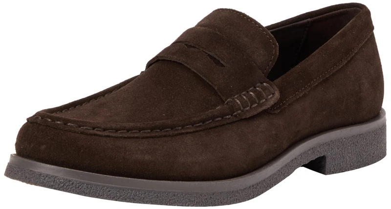Geox Men's Uomo Claudio CMoccasin, Dk Coffee, 6 UK
