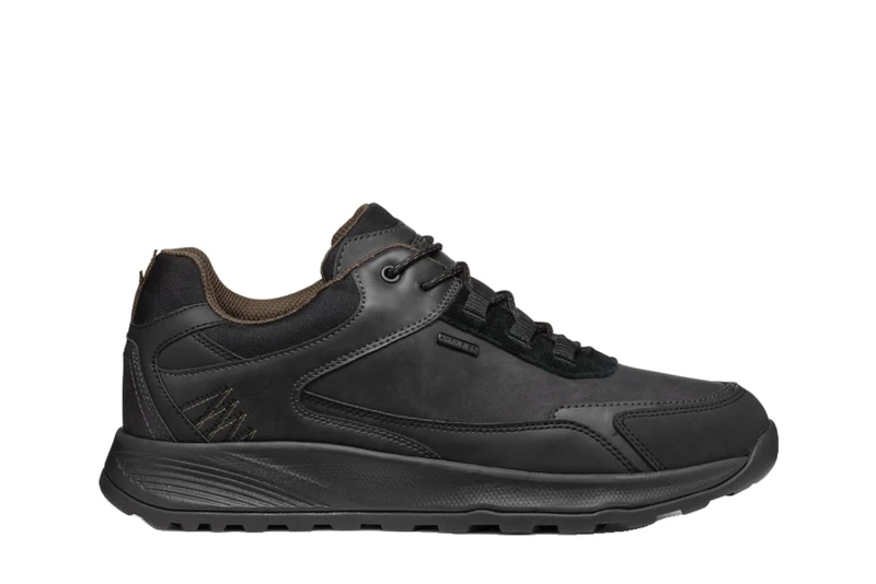 Geox Men's U Terrestre B ABX A Sneaker, Black, 8 UK - Image 1